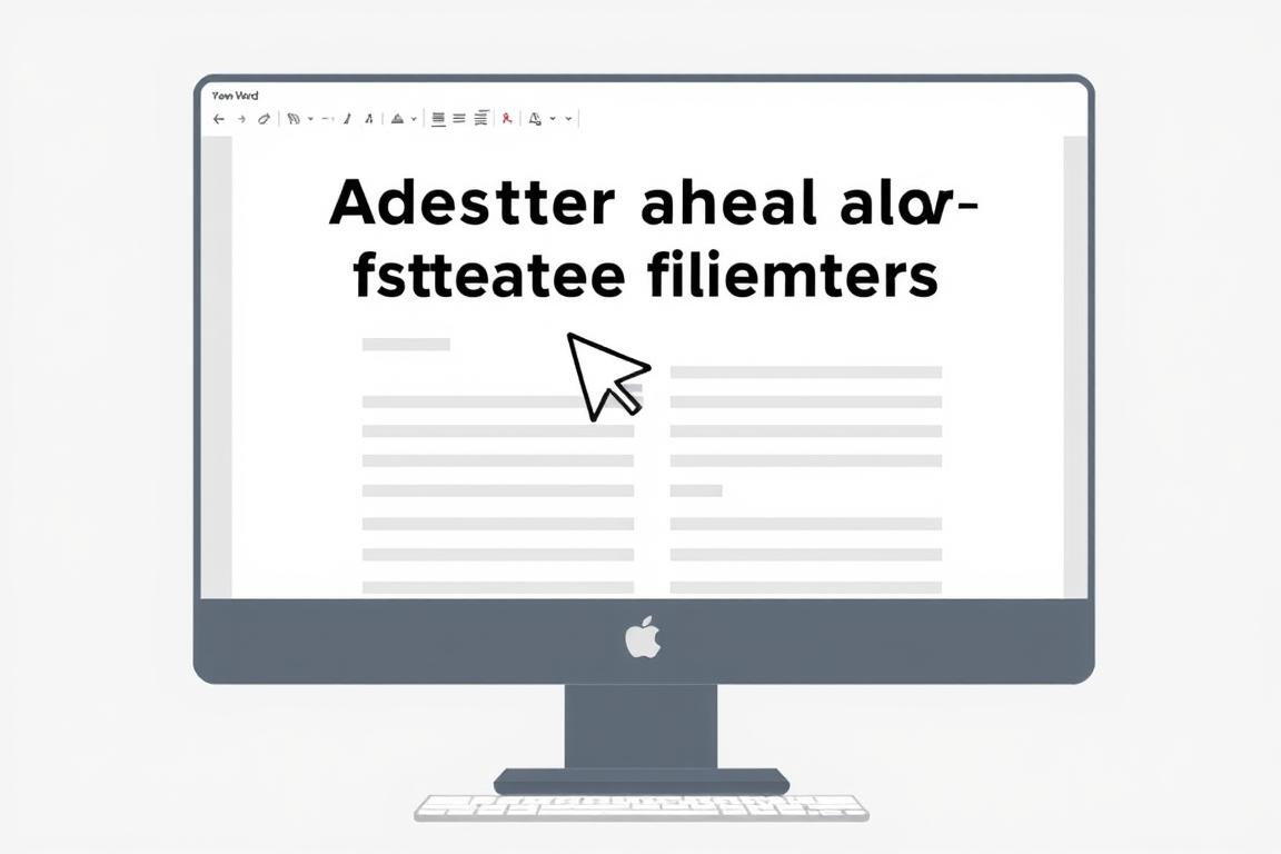 A minimalist, digital illustration depicting the process of adjusting header and footer elements on a document page. The scene shows a computer monitor displaying a word processing interface, with a cursor hovering over the header and footer sections. The overall composition should convey a sense of focused, technical instruction relevant to the article's subject matter. Utilize a clean, modern aesthetic with a muted color palette, gentle lighting, and an isometric or three-quarter view perspective to emphasize the step-by-step nature of the "How-To Guide". Avoid any distracting elements or overly complex backgrounds, keeping the focus on the core functionality being demonstrated.