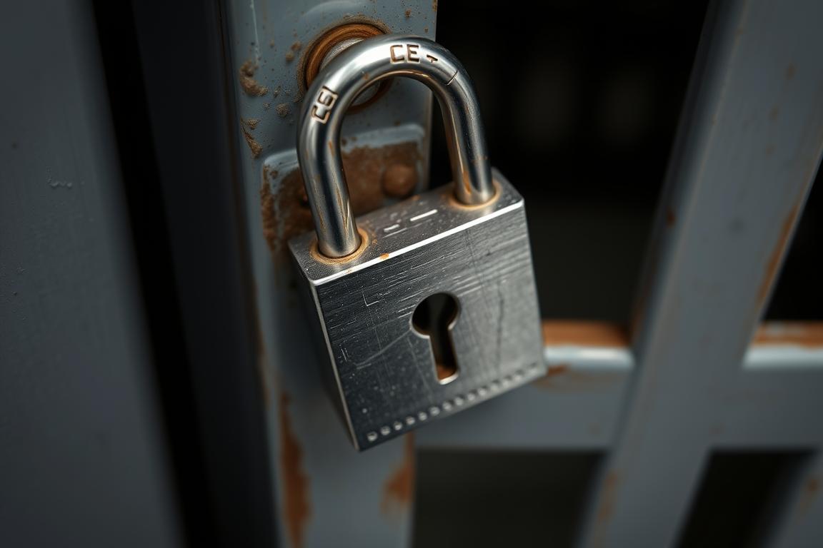 Ein Bild von einem gesperrten Objekt in PowerPoint