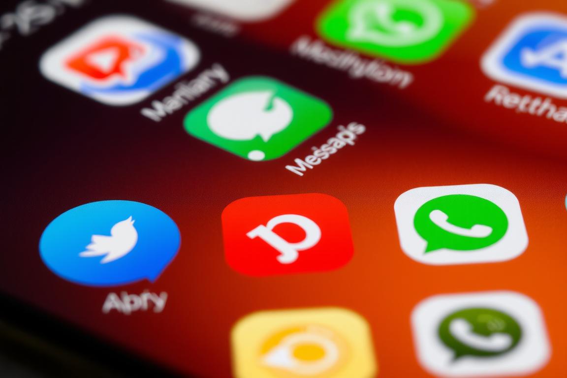 Ein Bild von verschiedenen Messenger-Apps auf einem Smartphone