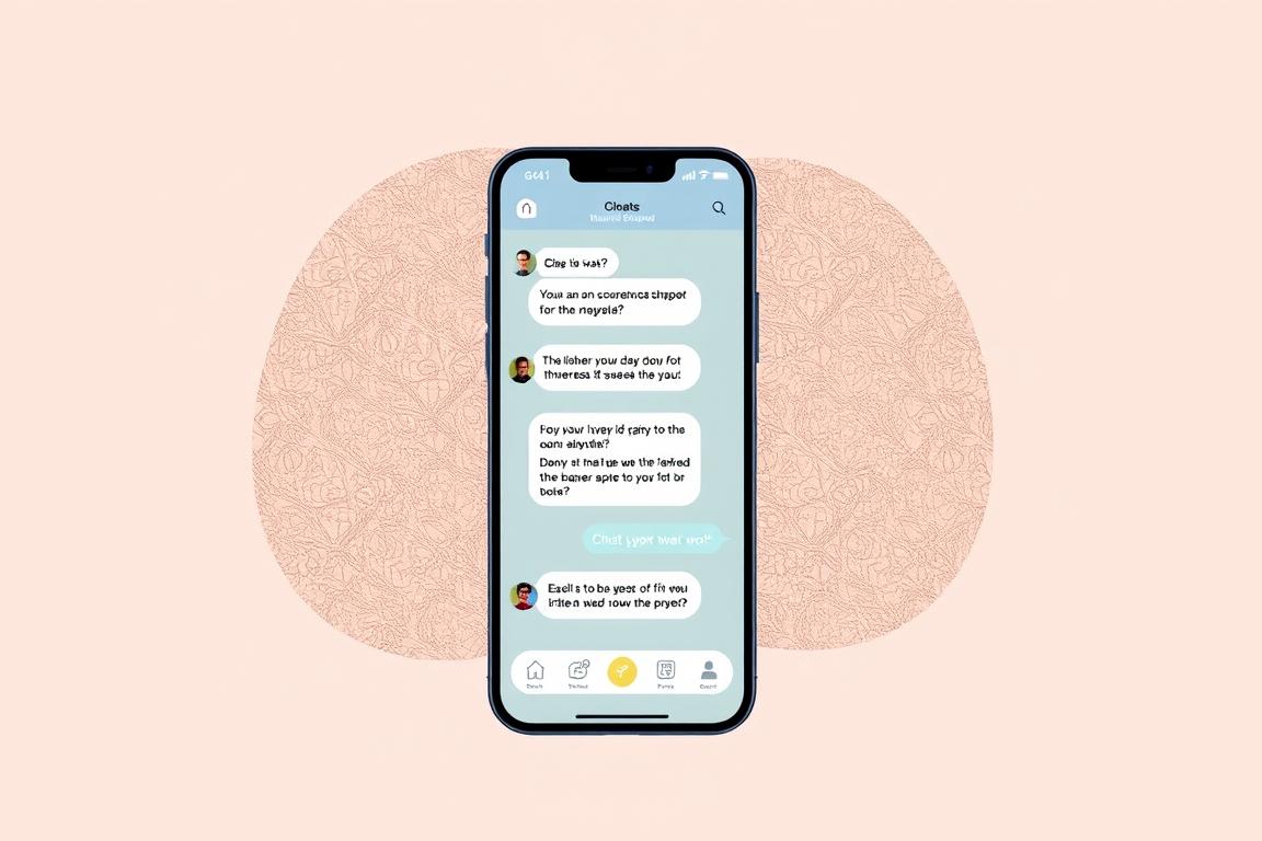 Eine Abbildung der ChatGPT App auf einem iPhone
