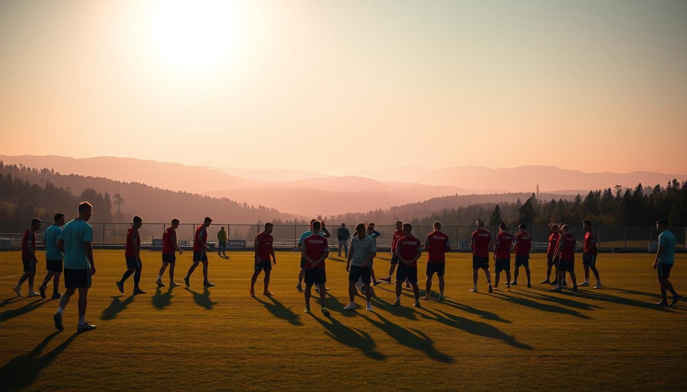 Trainingslager Nationalmannschaft Serbien