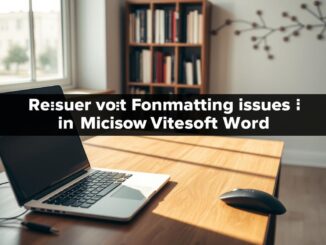 Formatierungsprobleme in Word erkennen und beheben